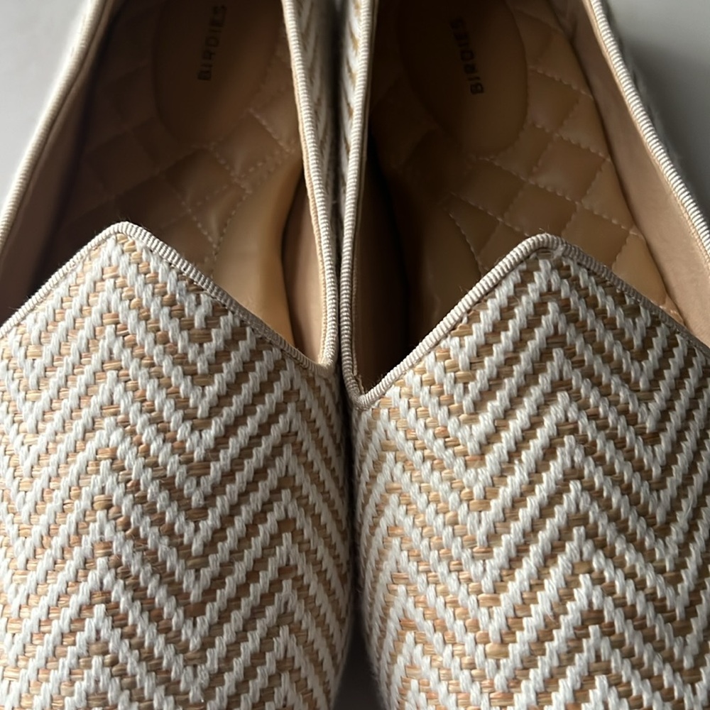 Birdies Heron Chai Chevron Flats Size 8.5 - Picture 3 of 7